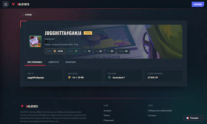 ValStats screenshot 2