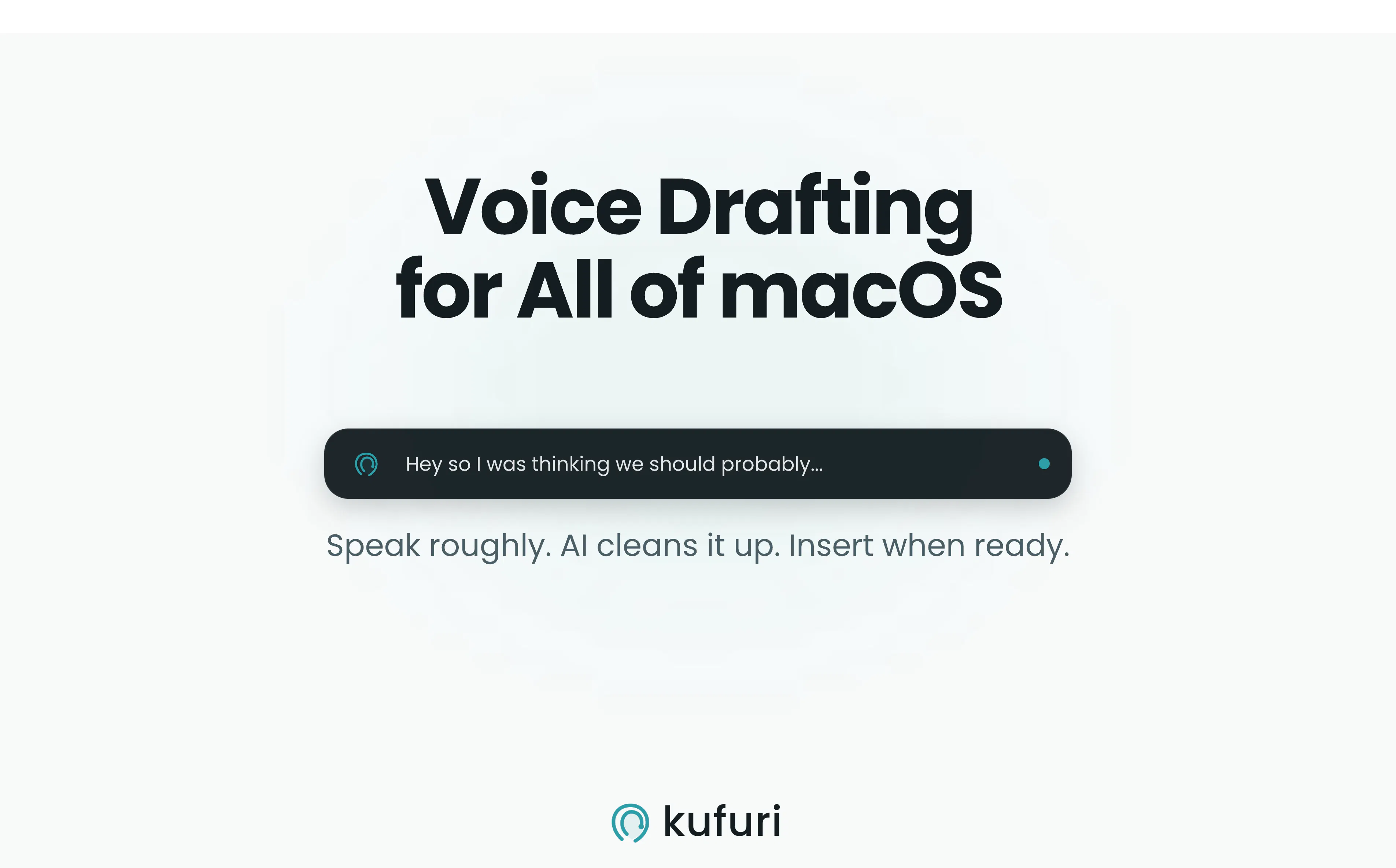Kufuri Typing のプロダクトバナー