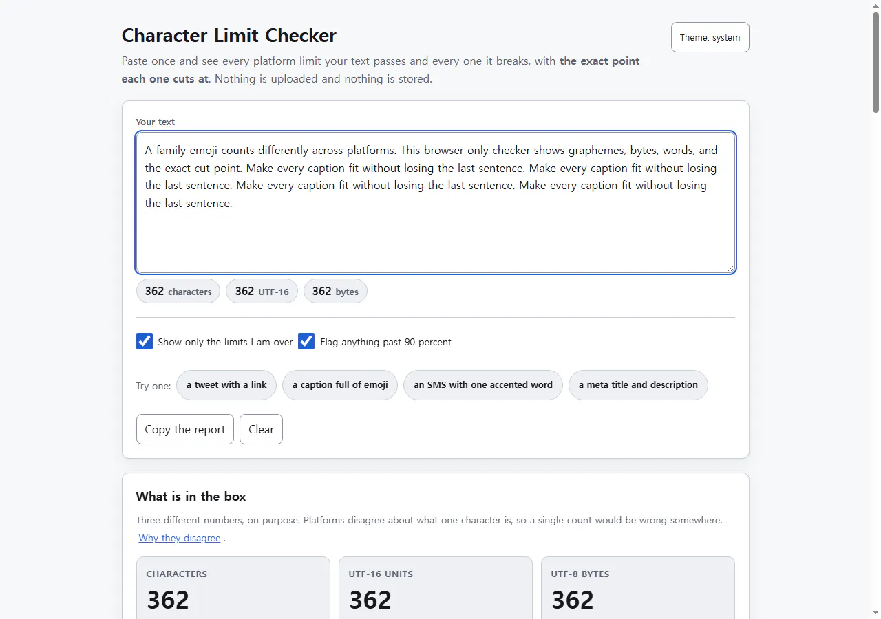 Character Limit Checker gallery image