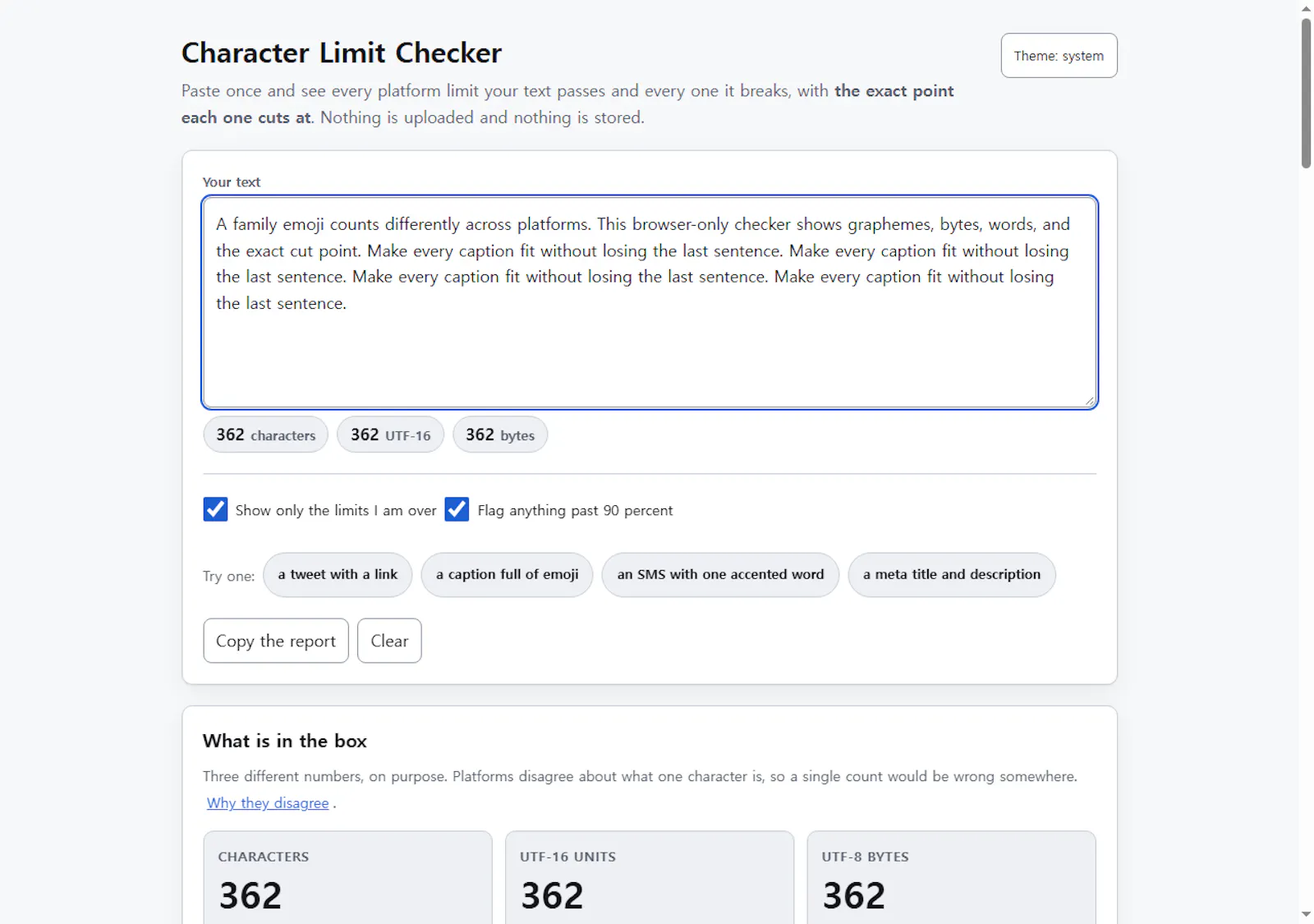Character Limit Checker screenshot 3