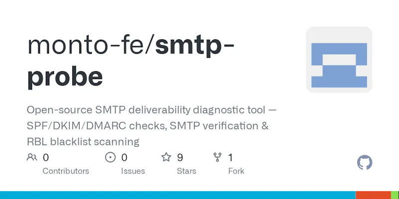 smtp-probe screenshot 1