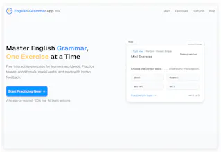 English Grammar App gallery image