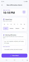 AffirmUp Alarm App gallery image