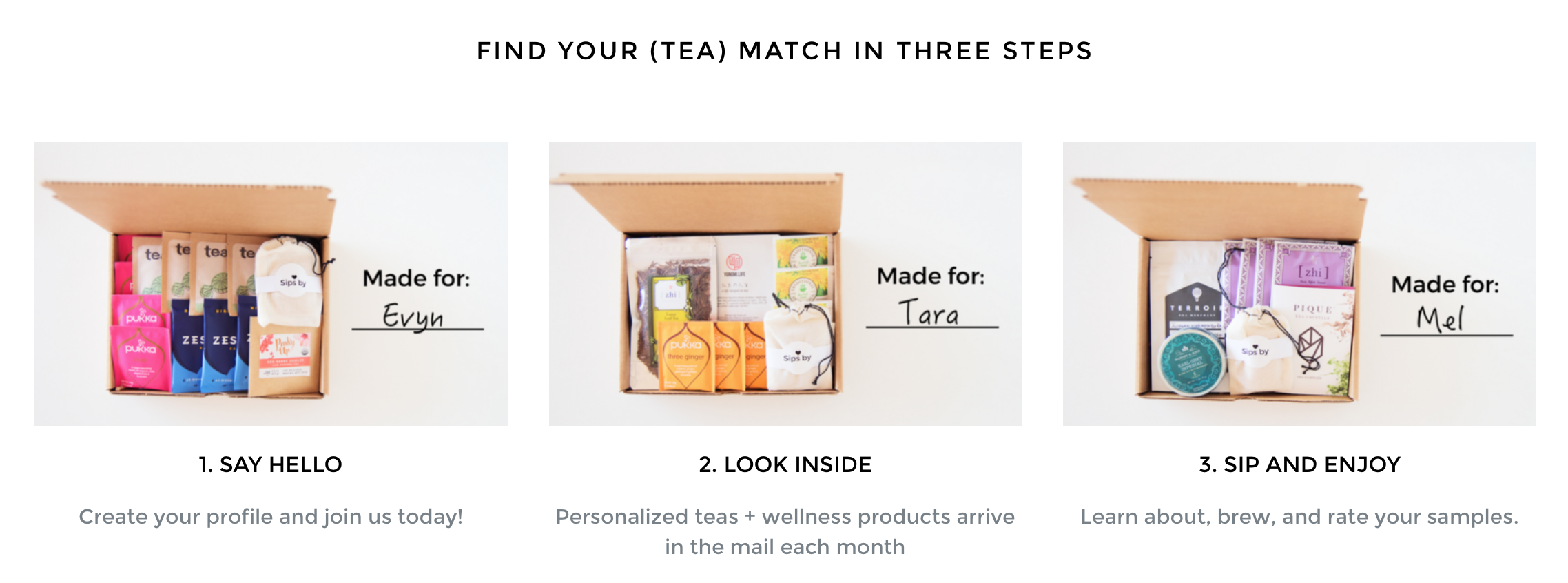 Sips by - Personalized Tea Discovery Box gallery image