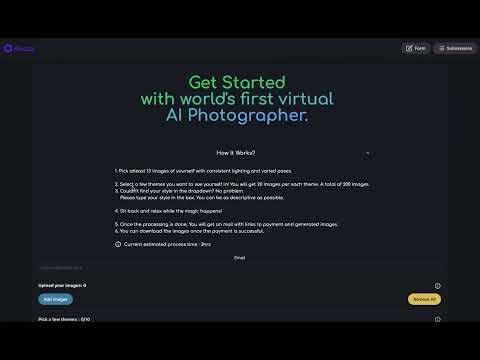 startuptile Aivatar-Your Personal AI Photographer