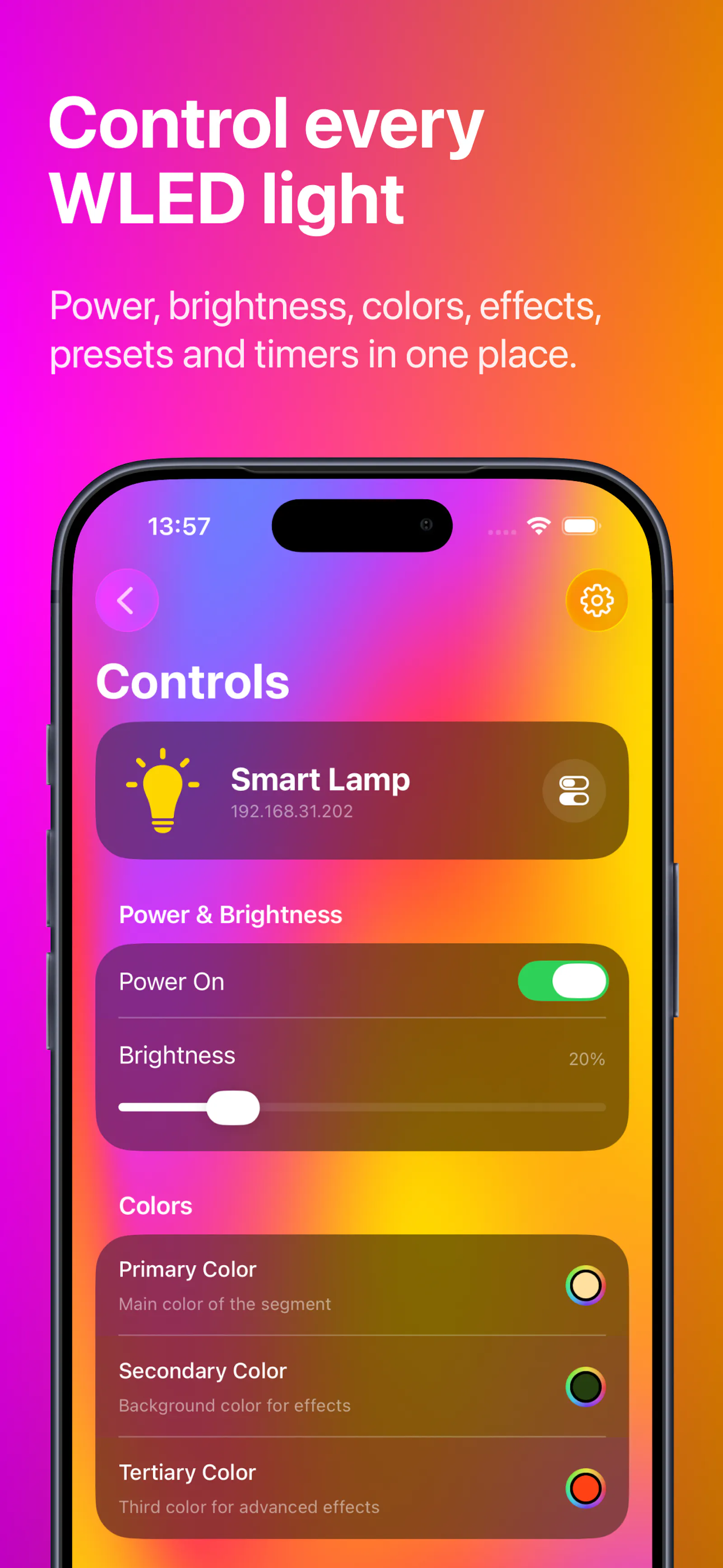 WLED Hub - LED light control screenshot 5