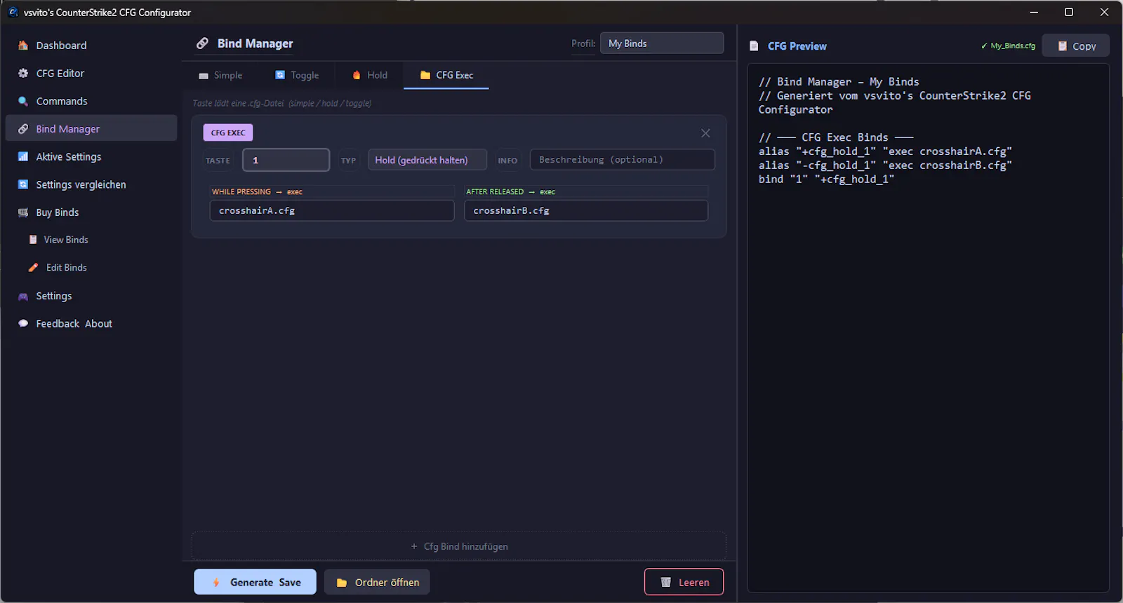 CS2 CFG Configurator screenshot 4