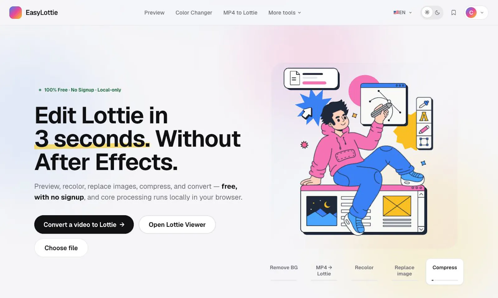 EasyLottie screenshot 1