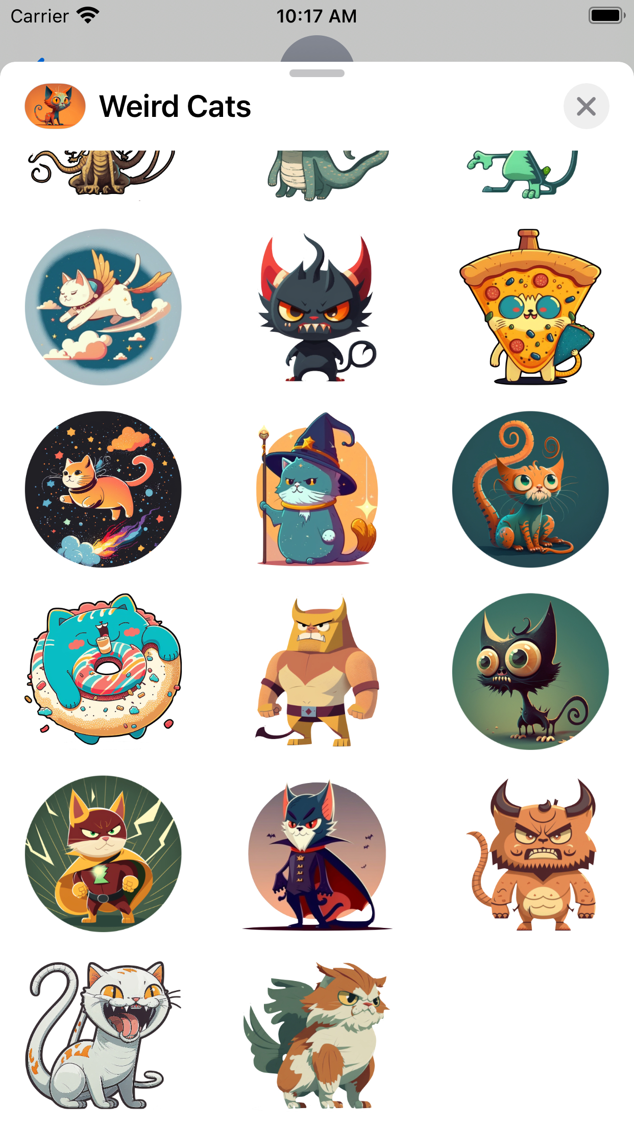Weird Cats Stickers media 3