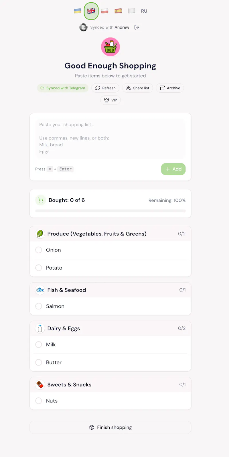 Good Enough Shopping screenshot 3