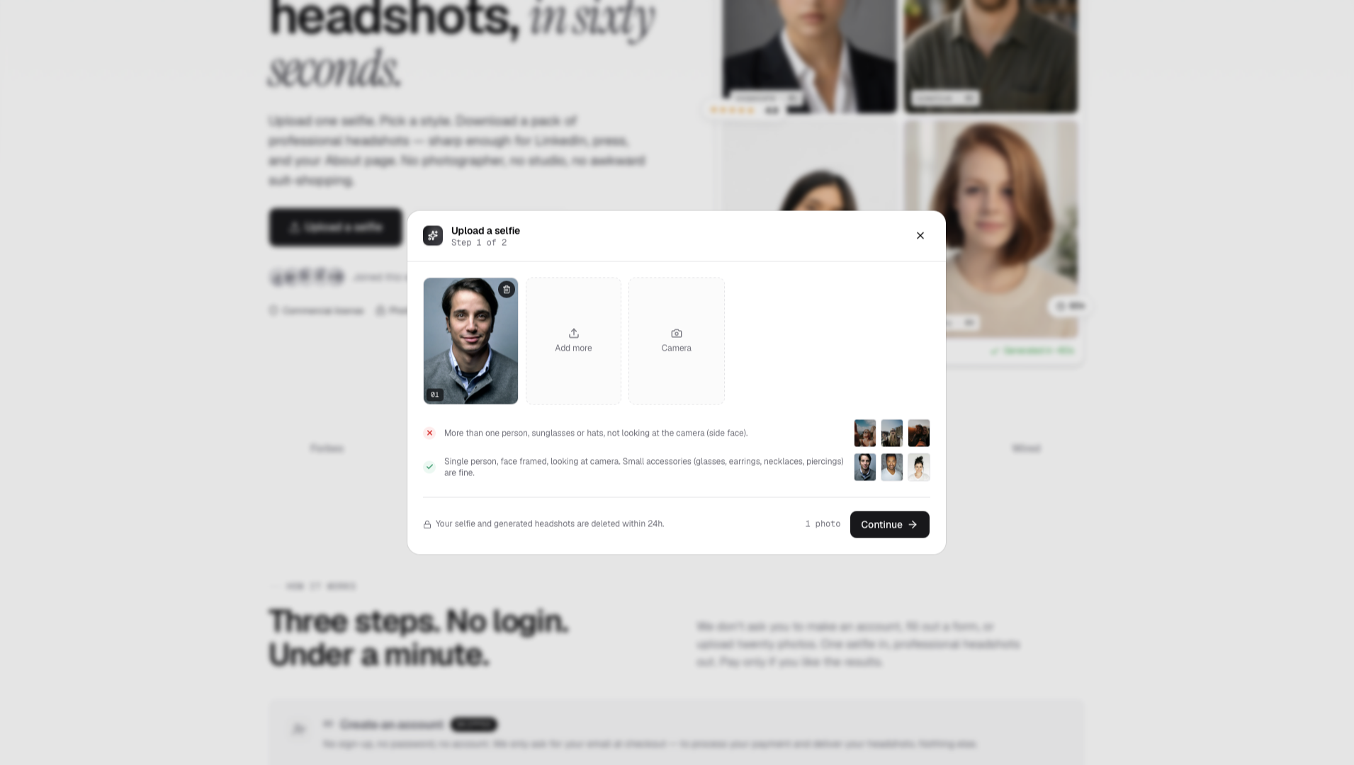 The Headshots AI gallery image