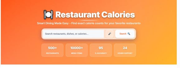 Restaurant Calories gallery image