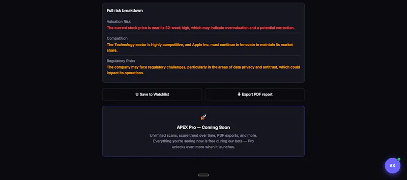 APEX screenshot 7