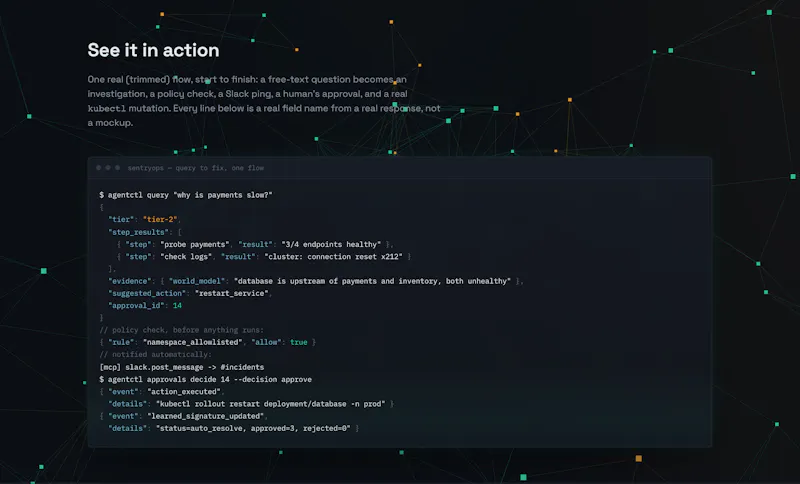 Sentryops: AI DevOps Assistant screenshot 4