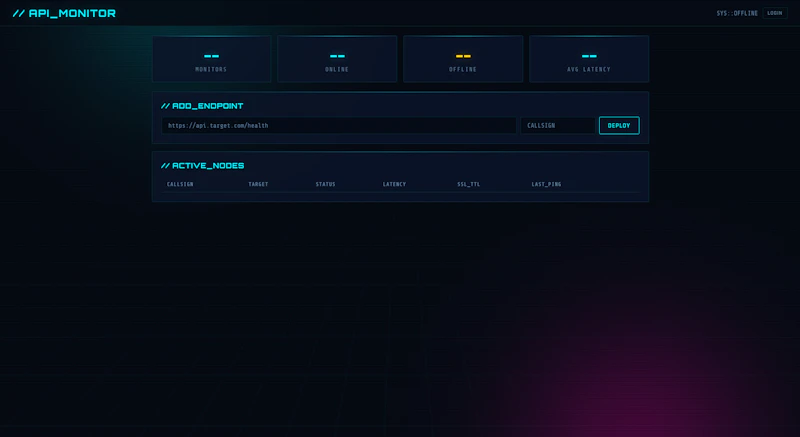 API Monitor // v2.1 screenshot 1