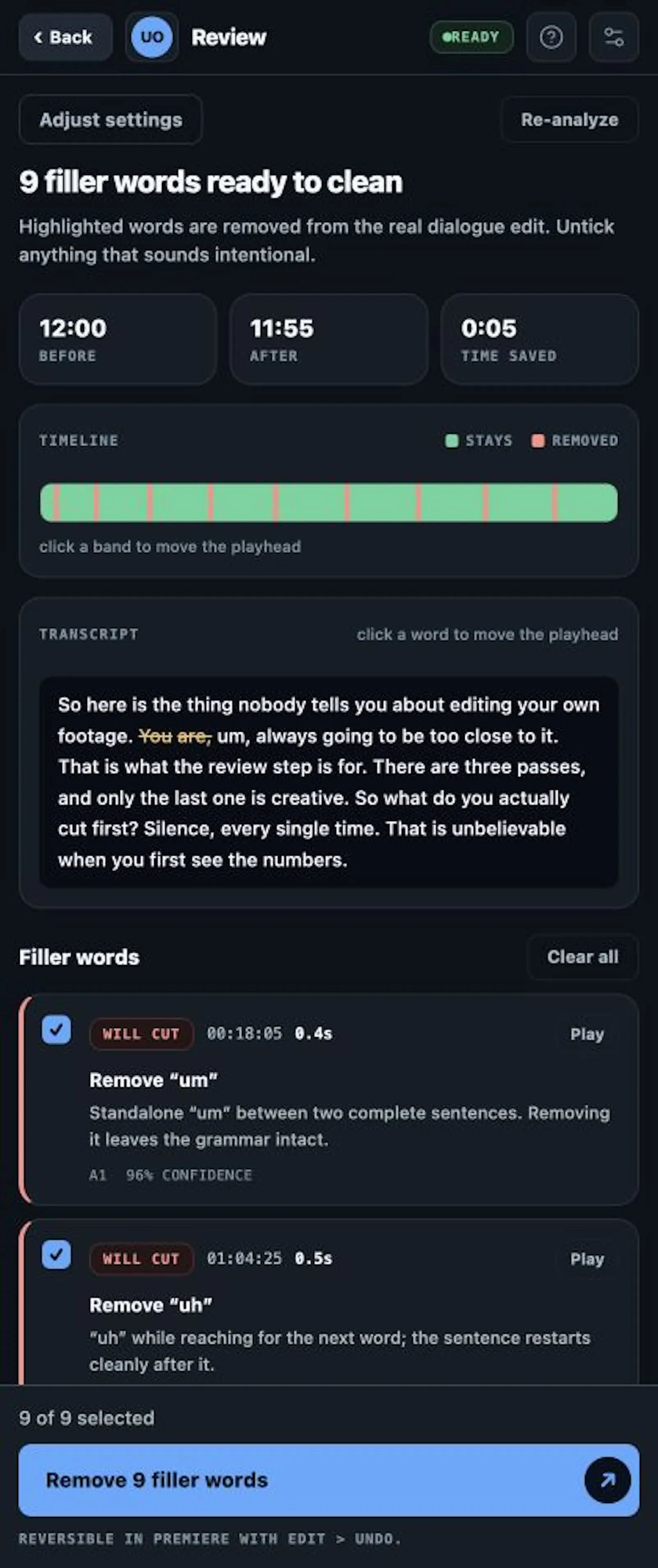 Um Out AI screenshot 4