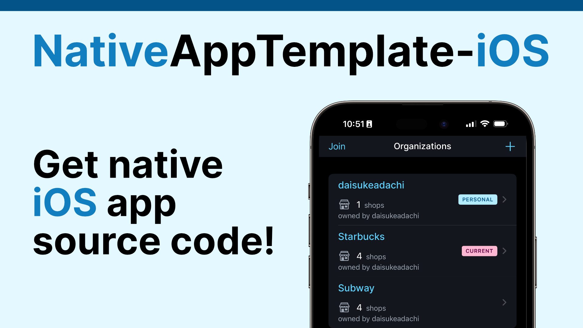 nativeApptemplate - SaaS 기본 iOS/Android 앱 및 API 백엔드 소스 코드 받기 미디어 3