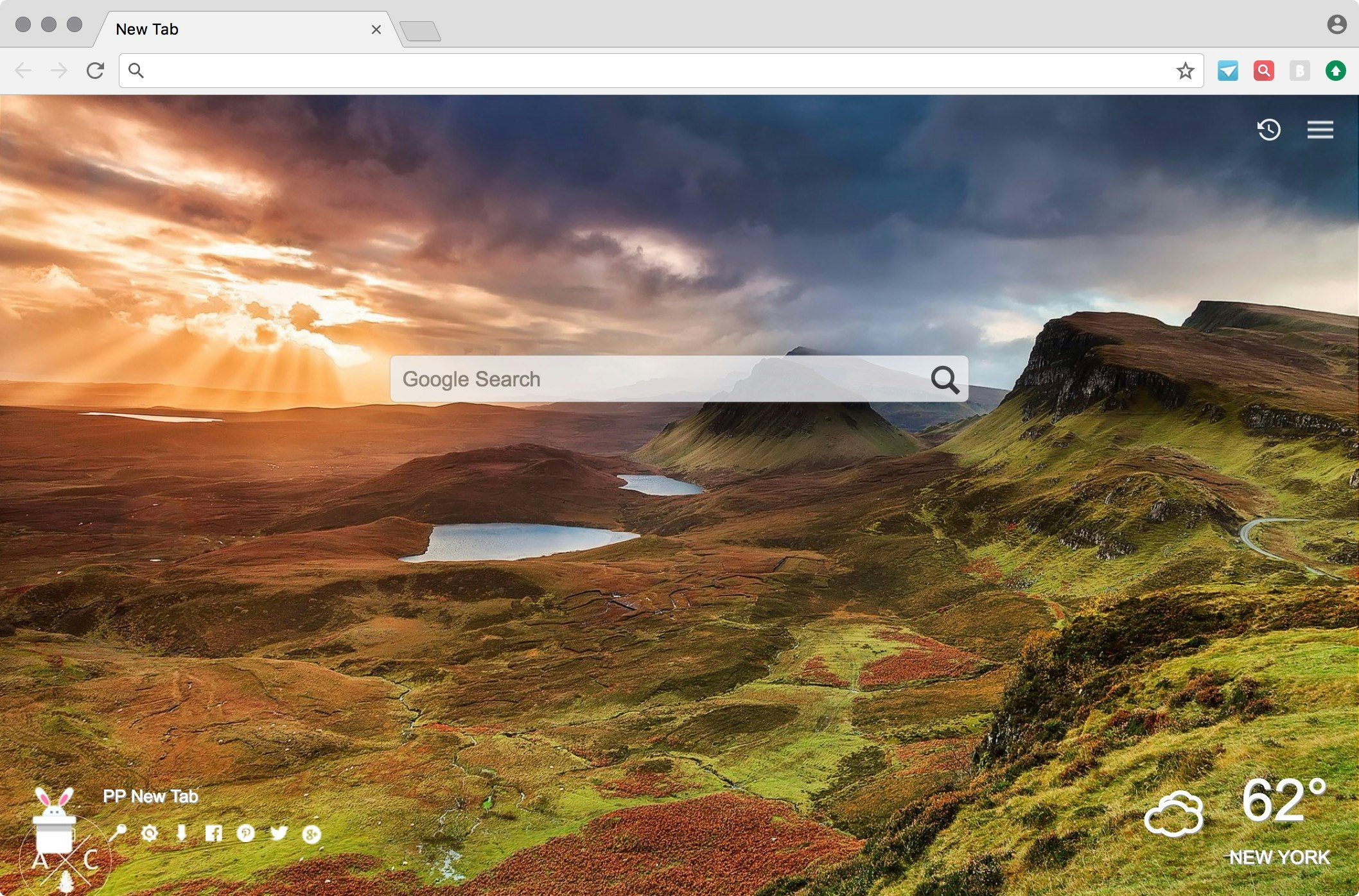PP New Tab - Chrome Extension gallery image