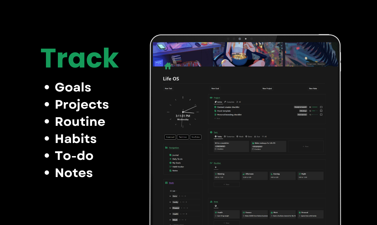 Life OS Dashboard  gallery image