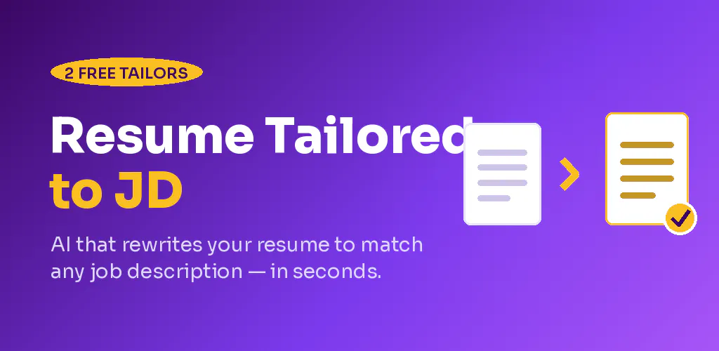 Resume Tailored to JD