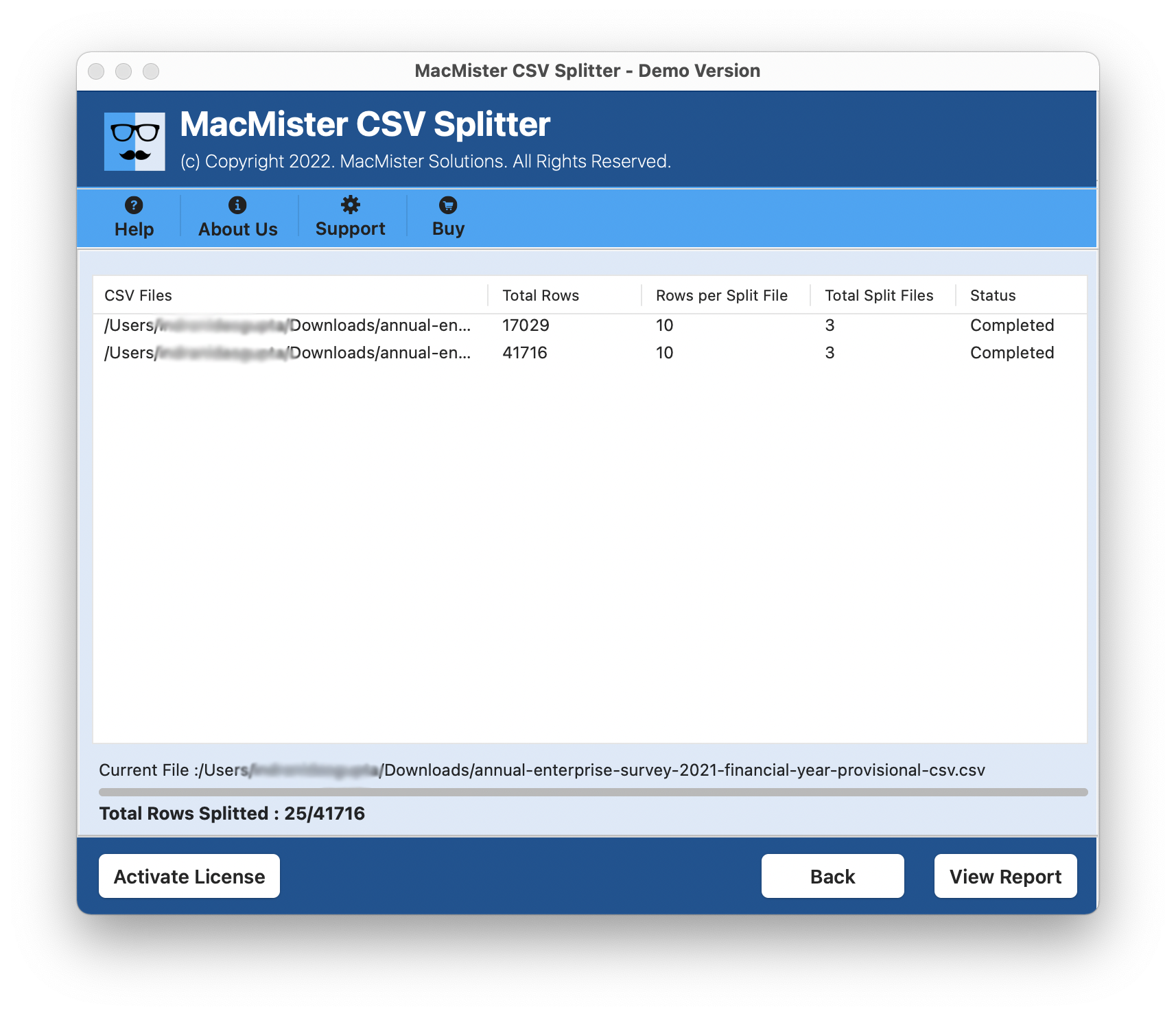 MacMister CSV Splitter for Mac media 3