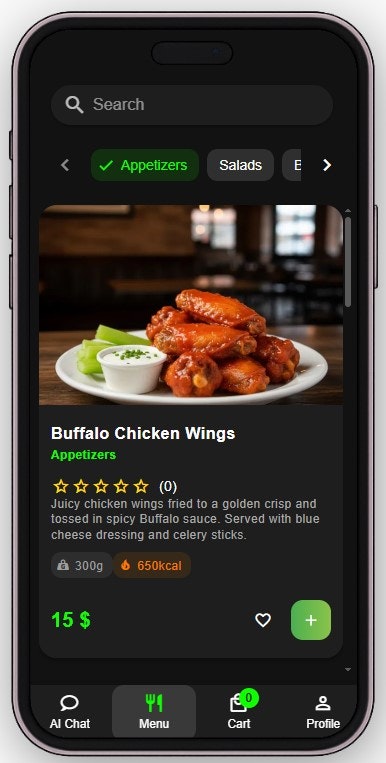 AI Waiter that speaks every language gallery image