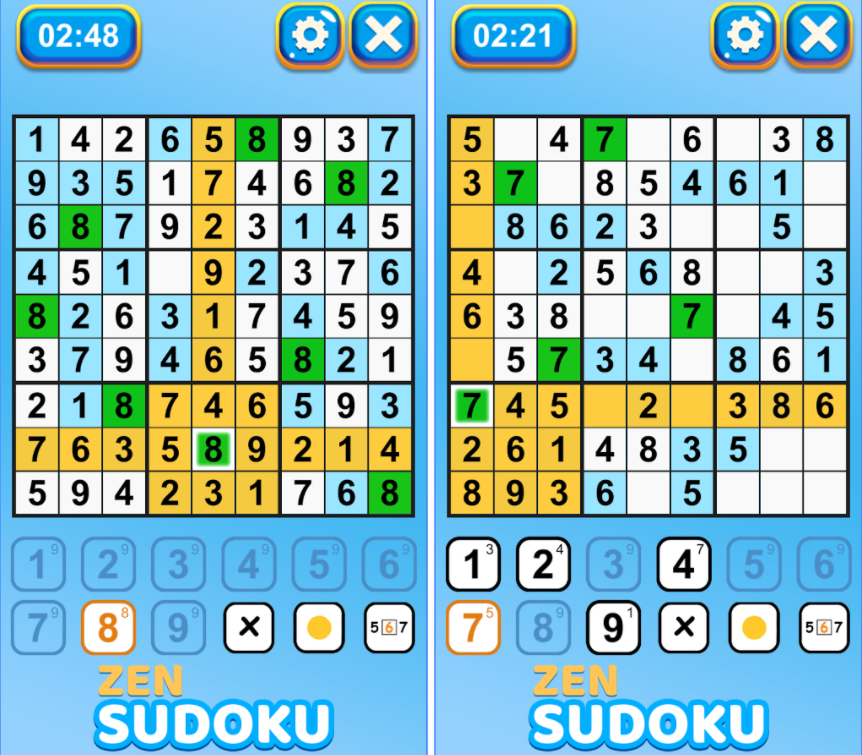 Zen Sudoku Game - 9x9 Puzzles gallery image