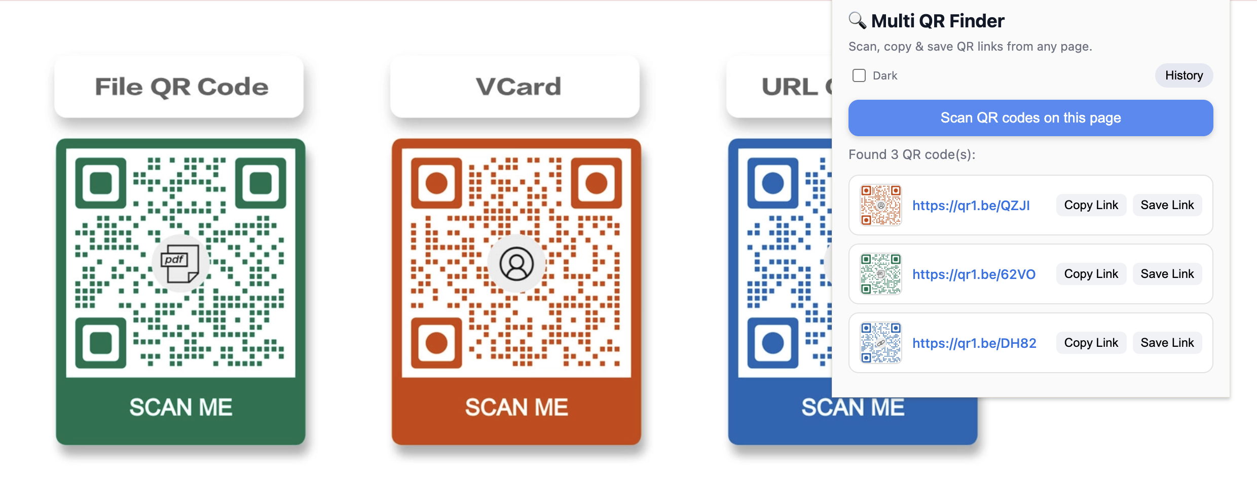Multi QR Finder