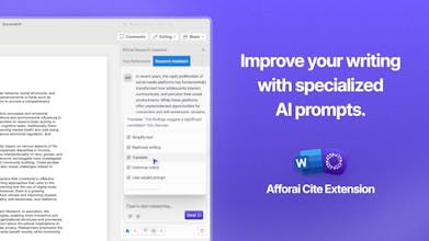 Afforai Cite Extension for MS Word gallery image