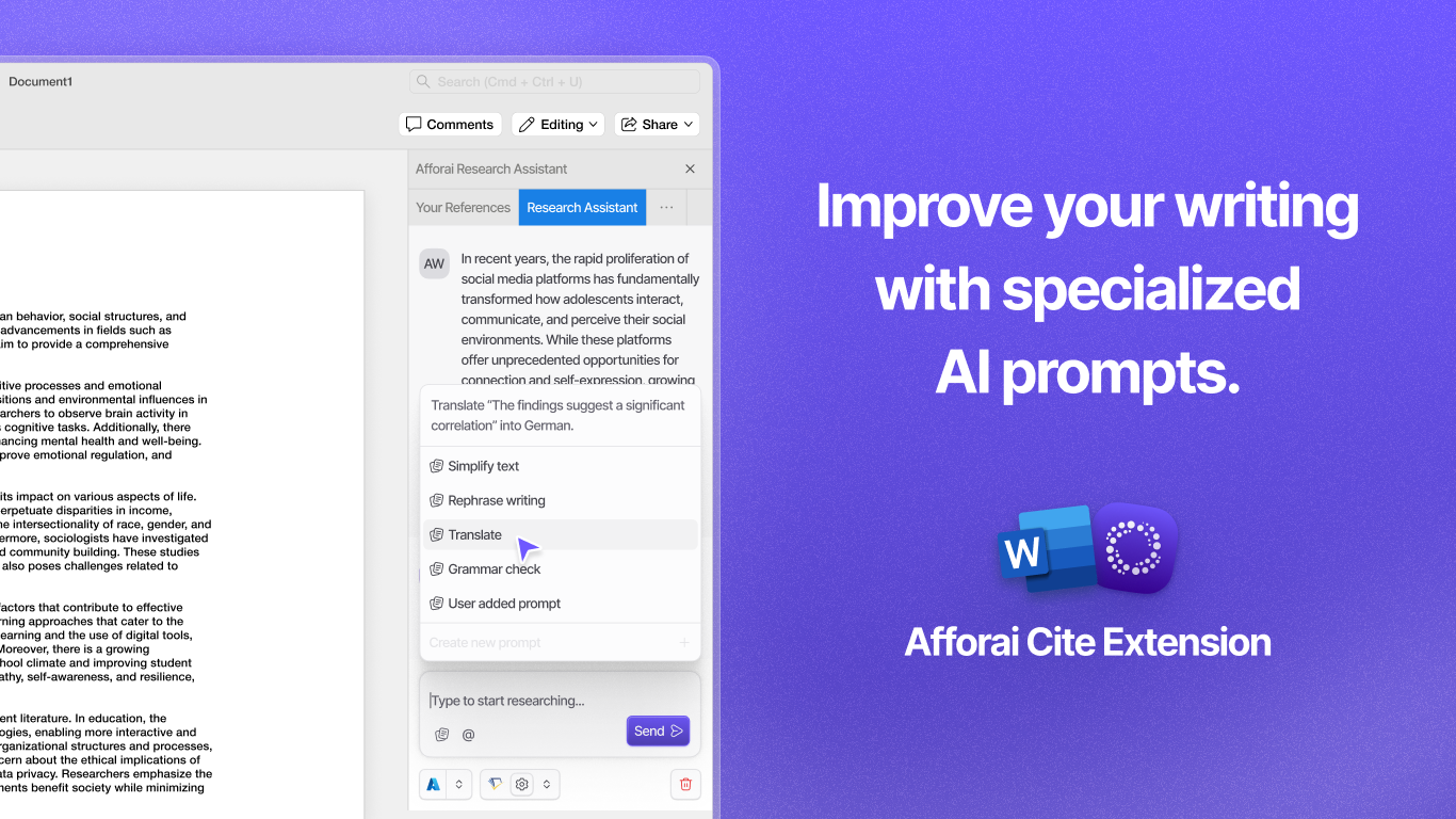 Aborai citare l'estensione per MS Word - Aggiungi citazioni alla tua scrittura in 10.000 stili media 5