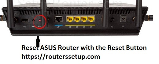 reset asus router