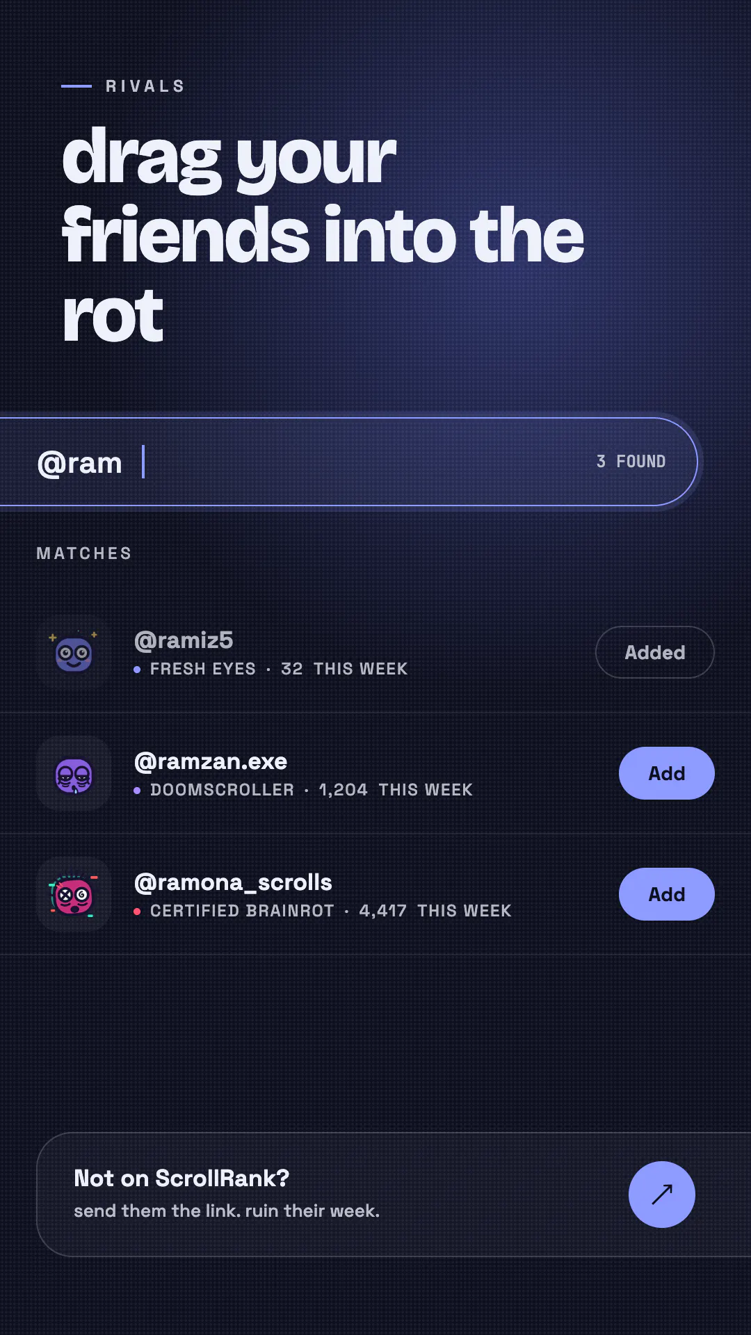 ScrollRank screenshot