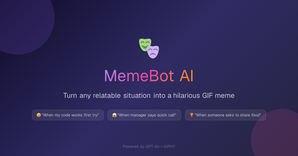 Meme Chatbot AI gallery image