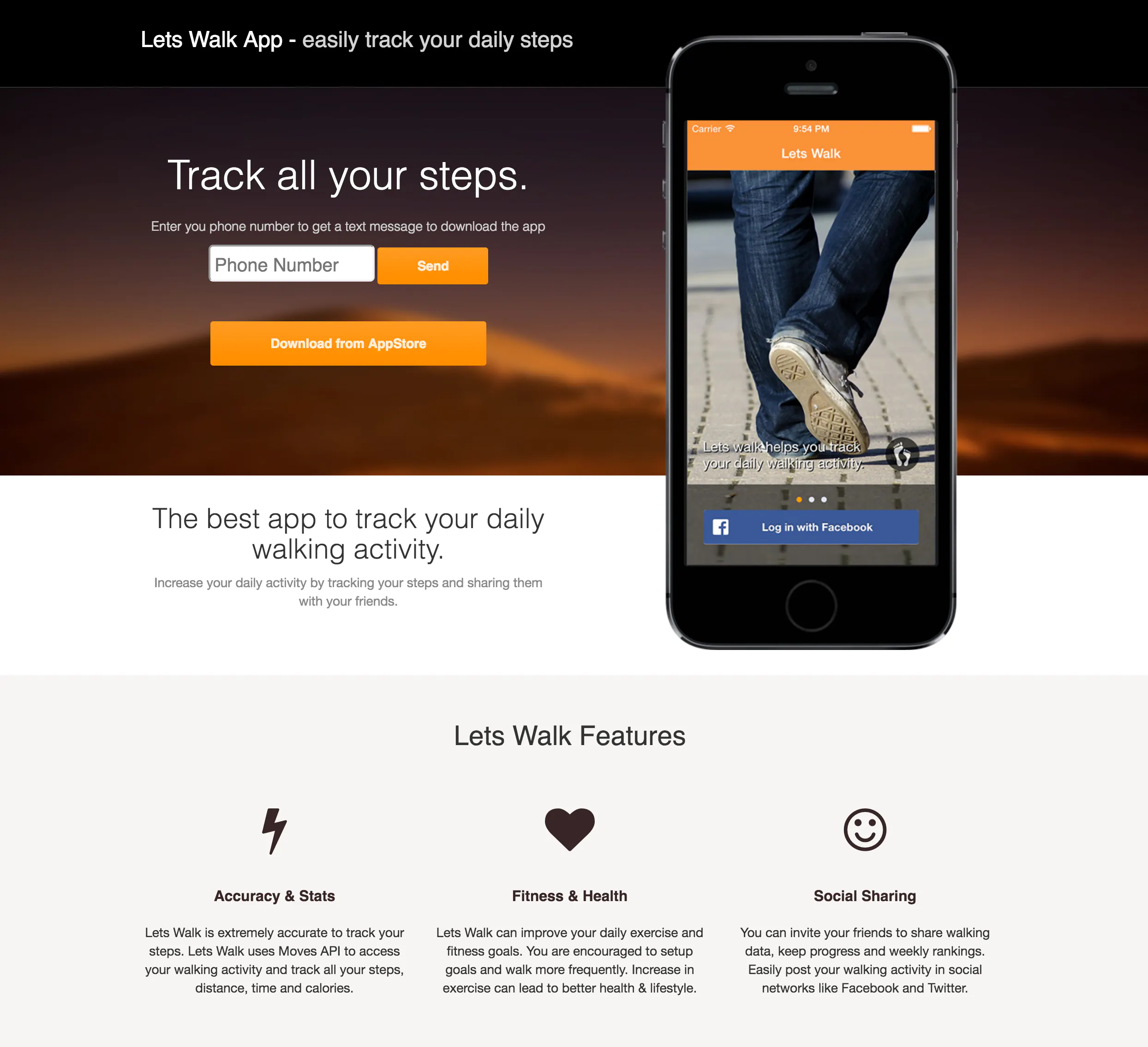 Lets Walk App