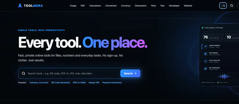 Toolmera screenshot 1