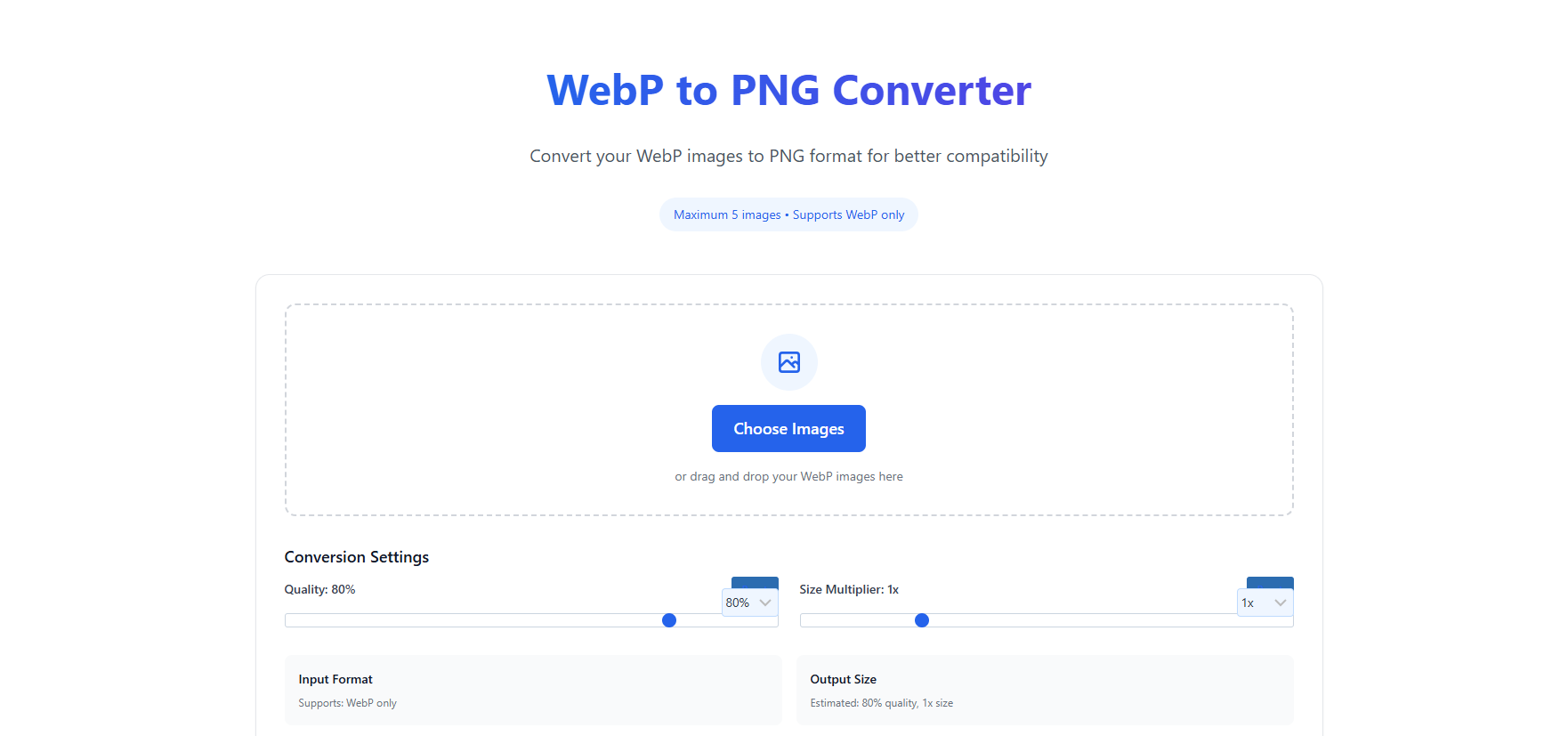 JPG에서 Webp Converter로 - 무료 벌크 이미지 변환기 미디어 5