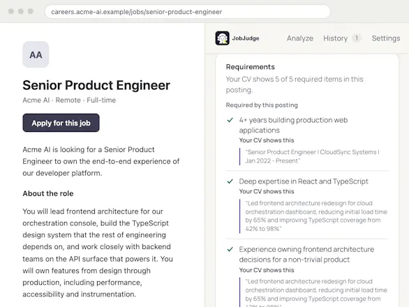 JobJudge gallery image
