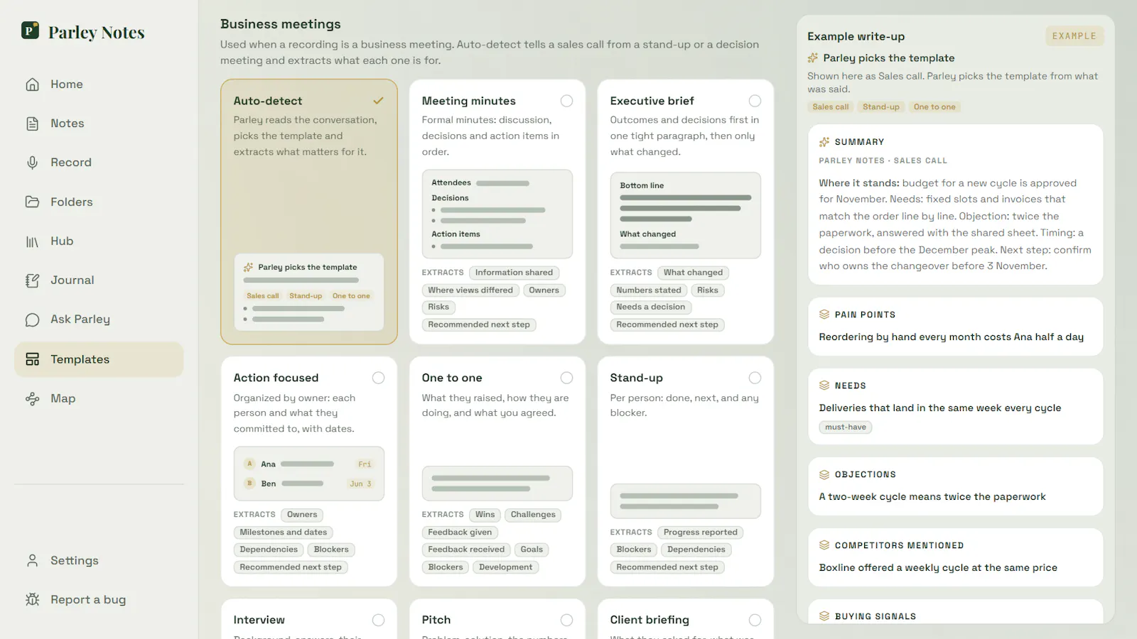 Parley Notes screenshot 3