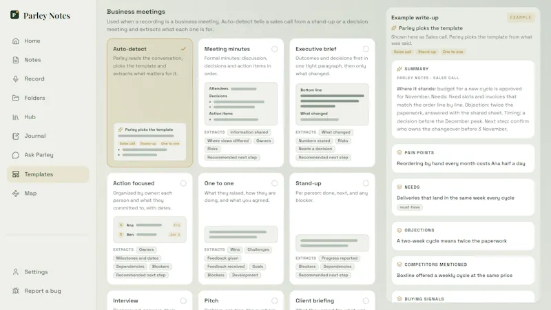 Parley Notes screenshot 3
