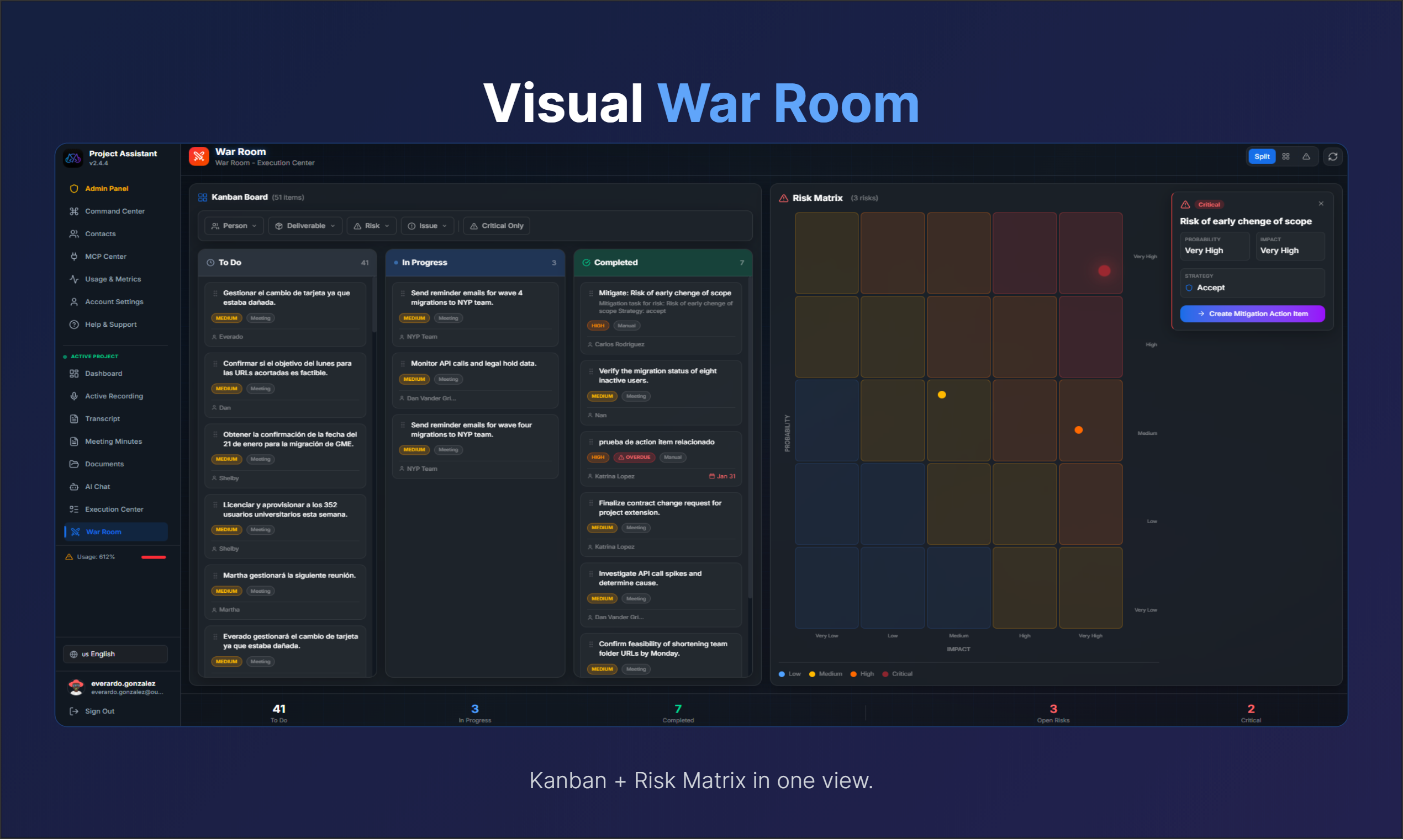 Project Assistant Risk Scanner gallery image