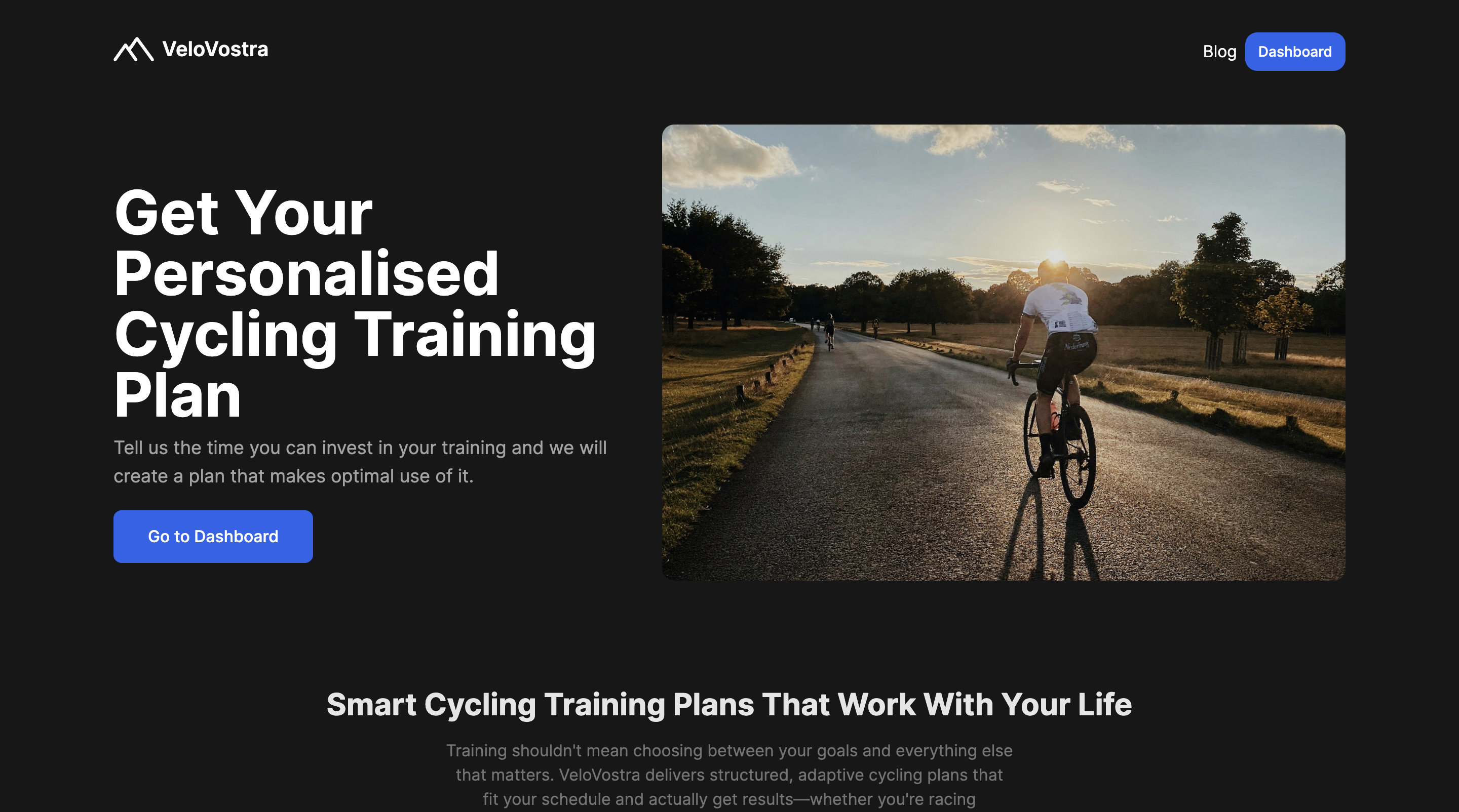 VeloVostra - Main product screenshot demonstrating key features and user interface