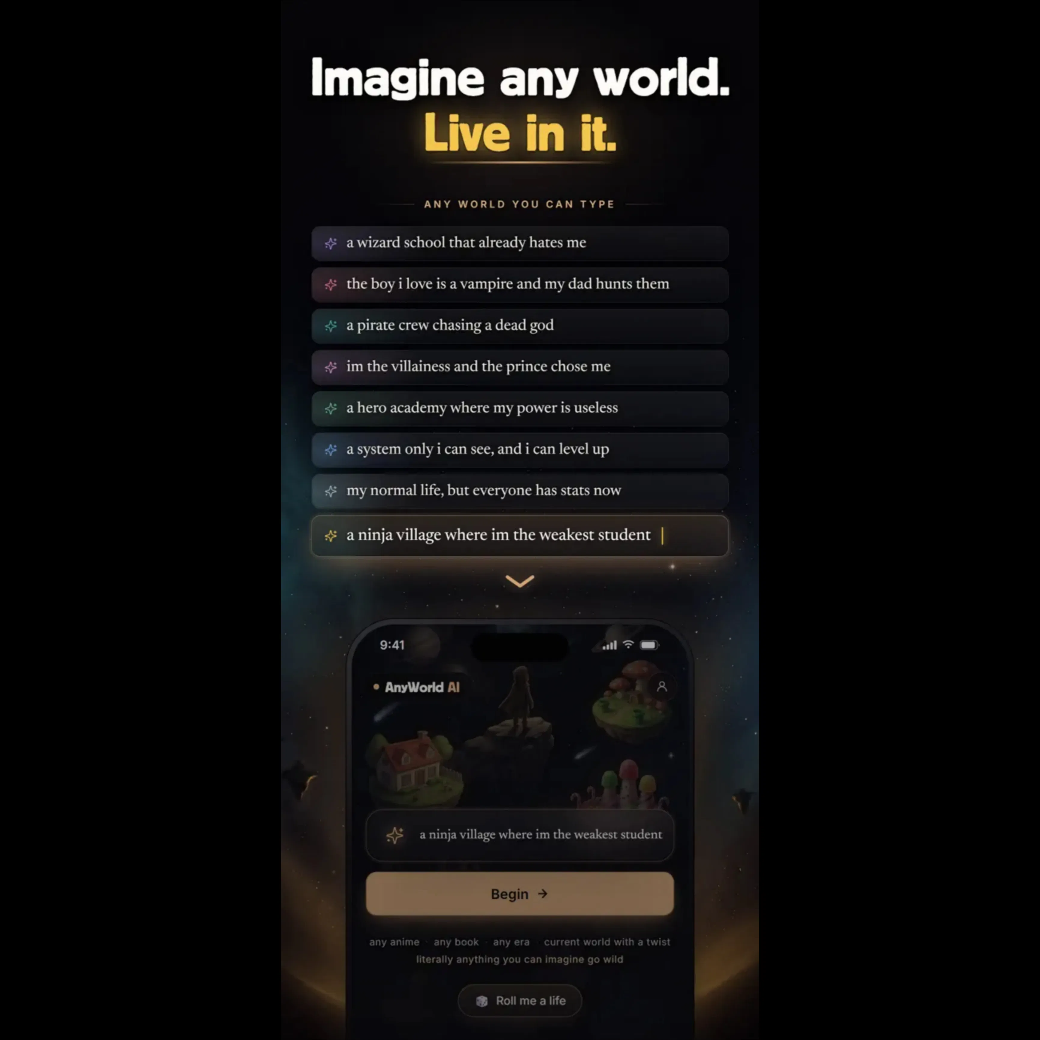 AnyWorld AI: Live In Any World gallery image