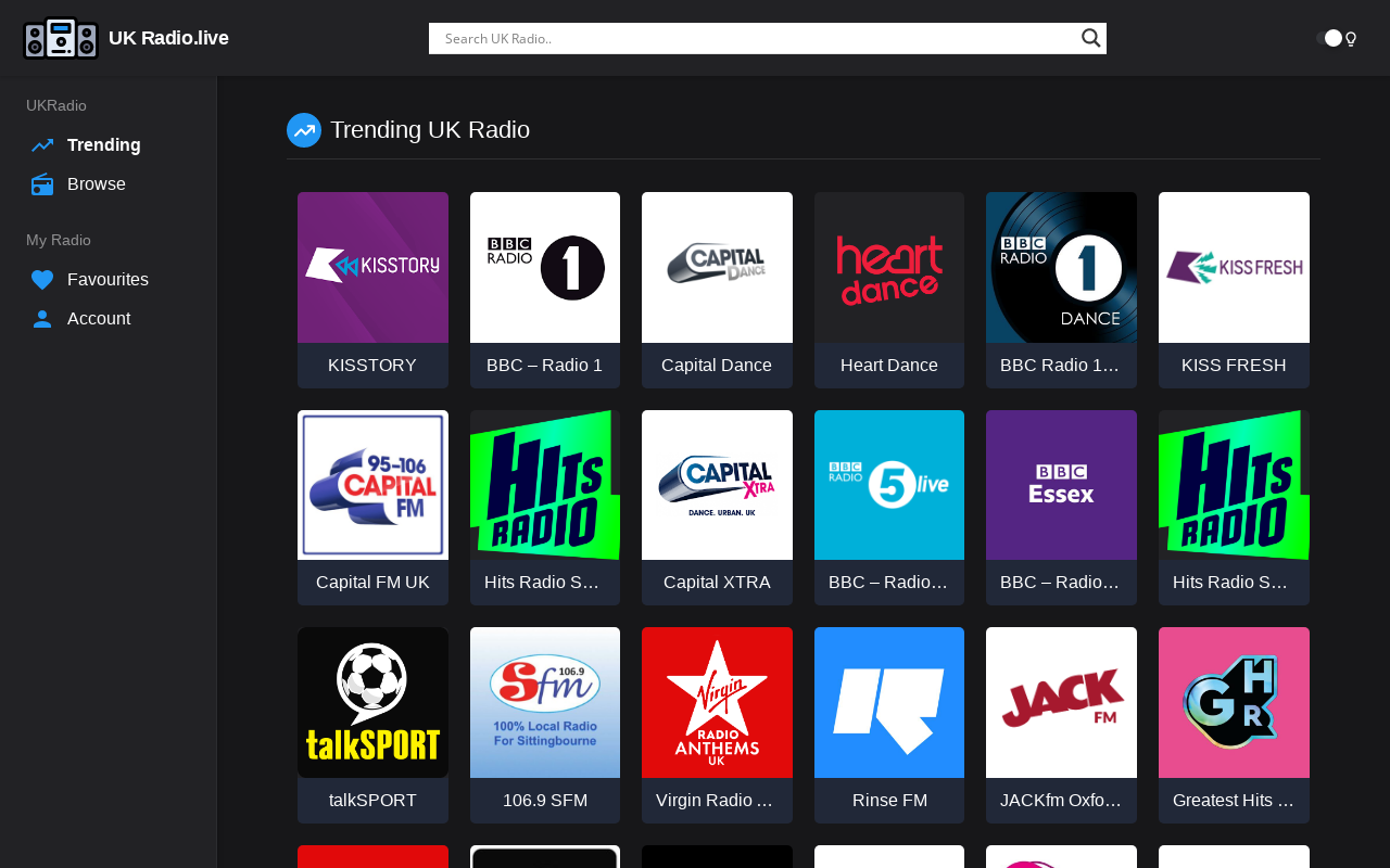 Média Radio britannique: lecteur de radio en ligne 3