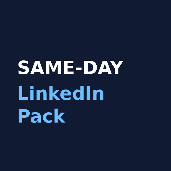 Same-Day LinkedIn Authority Pack