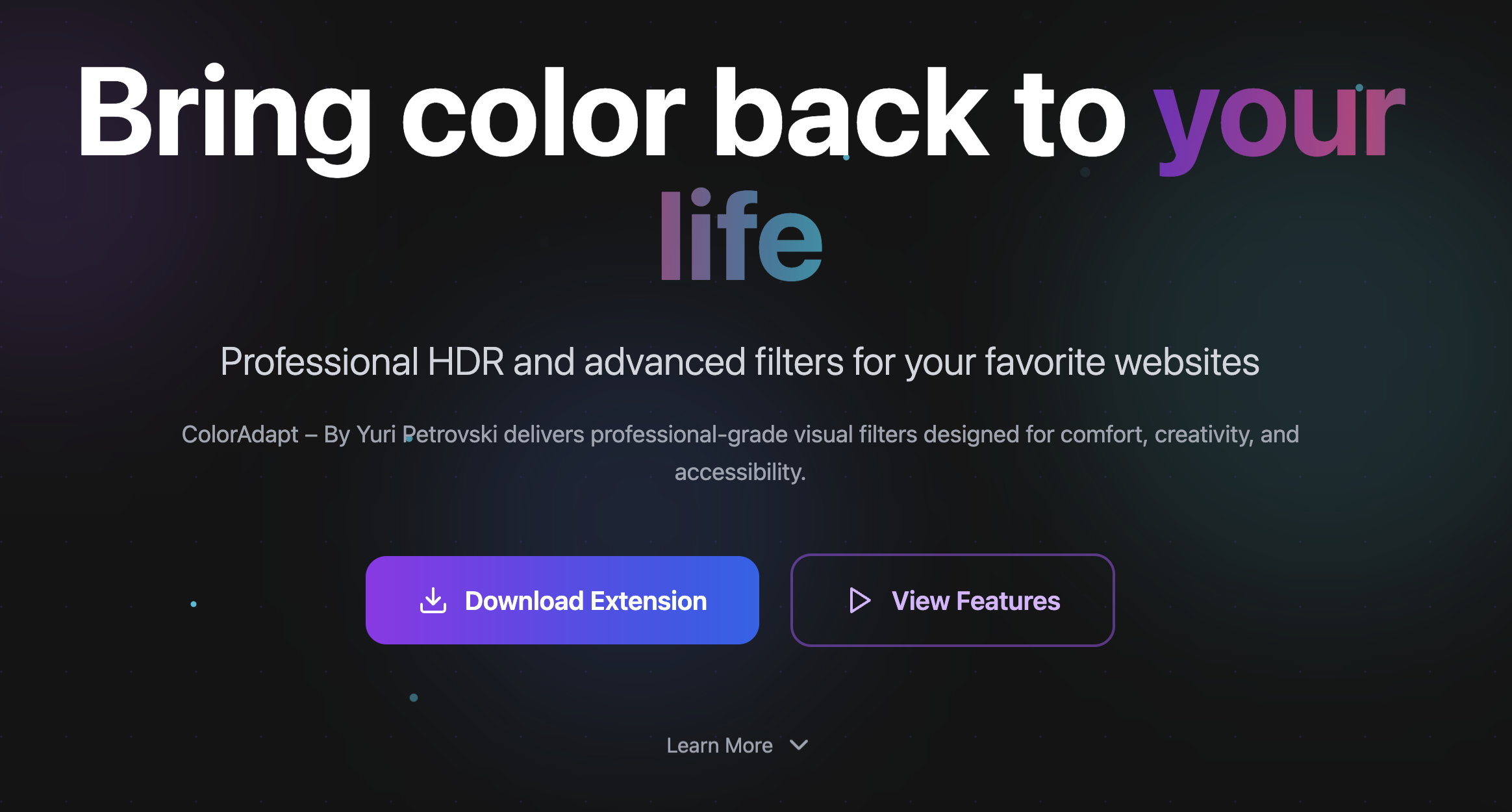 Média Coloradapt - Extension du confort visuel - Ramenez la couleur à votre vie 2