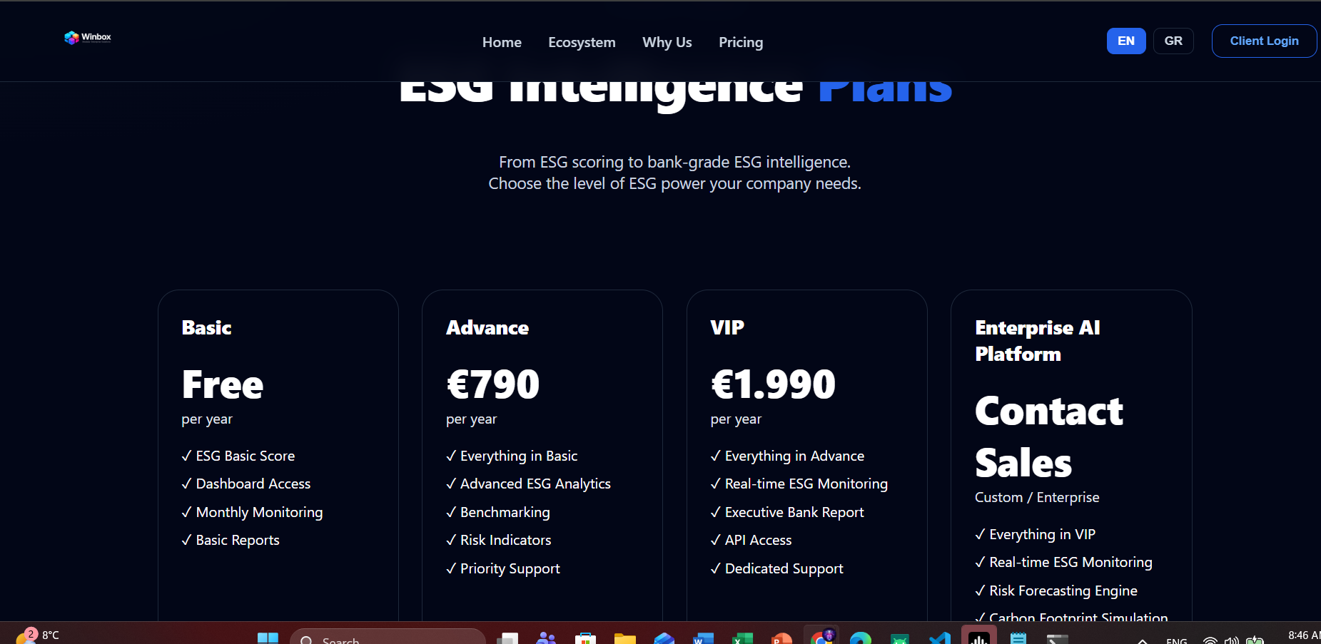 FastESG — ESG Intelligence Platform - Screenshot 2 showing product features and functionality