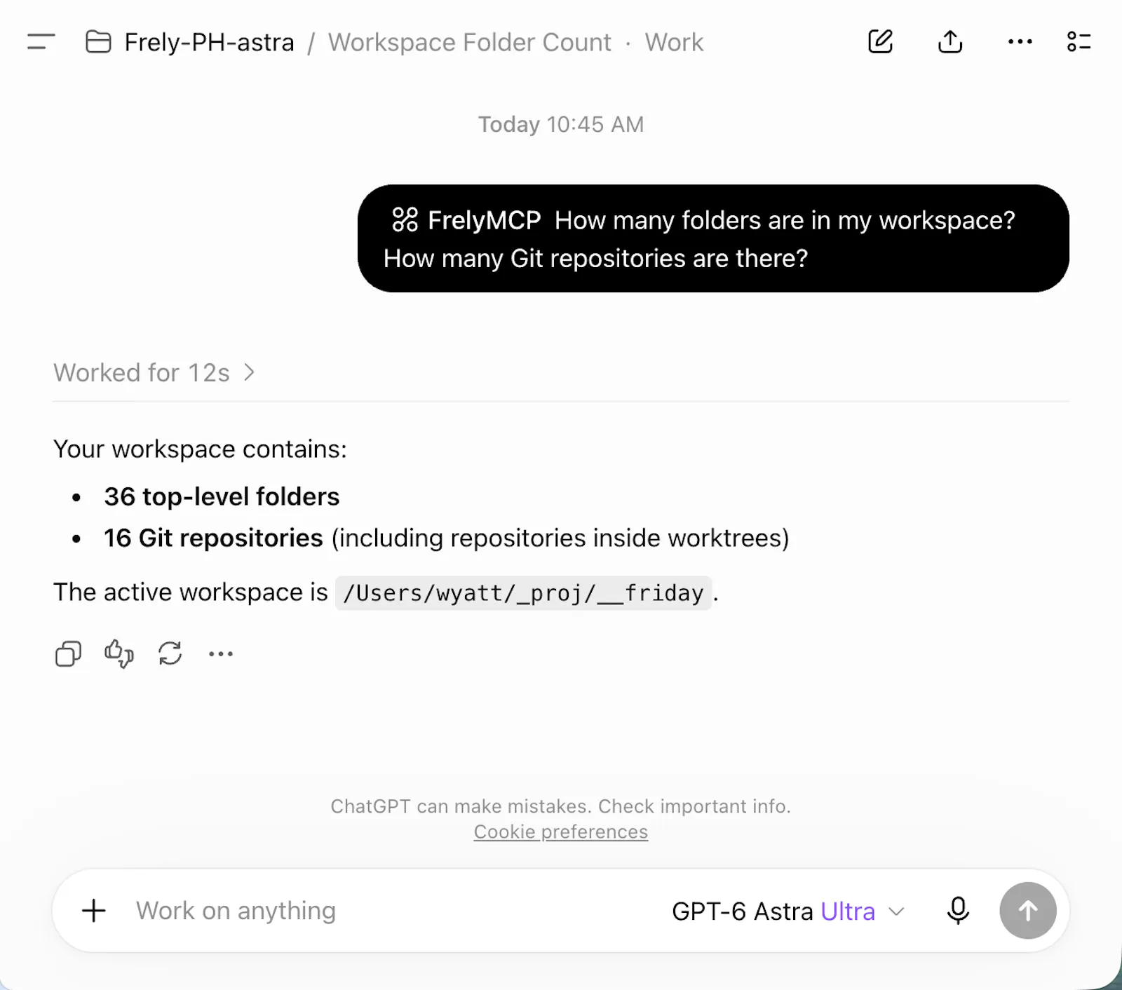Frely CLI screenshot 2