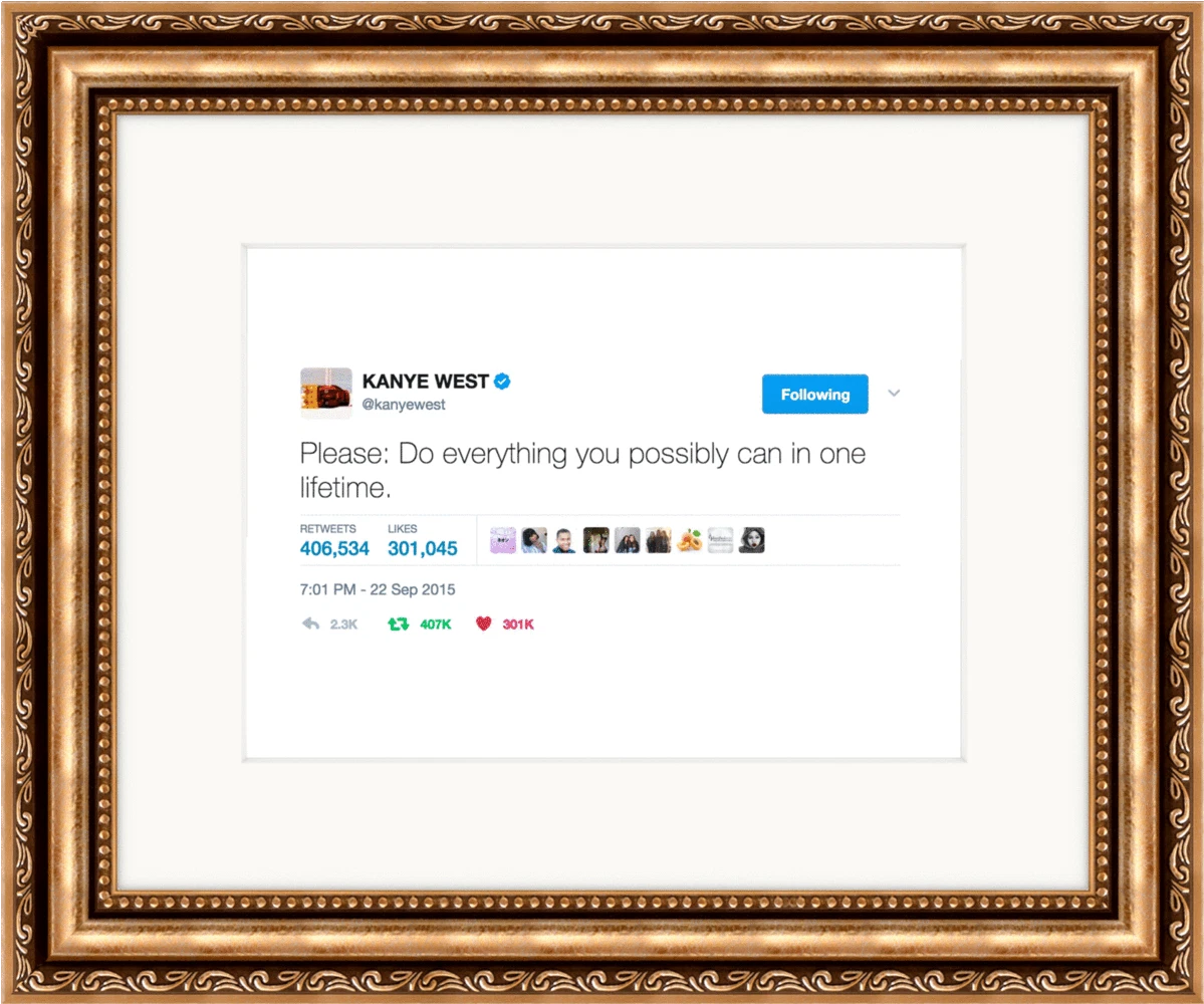 Framed Tweets Image