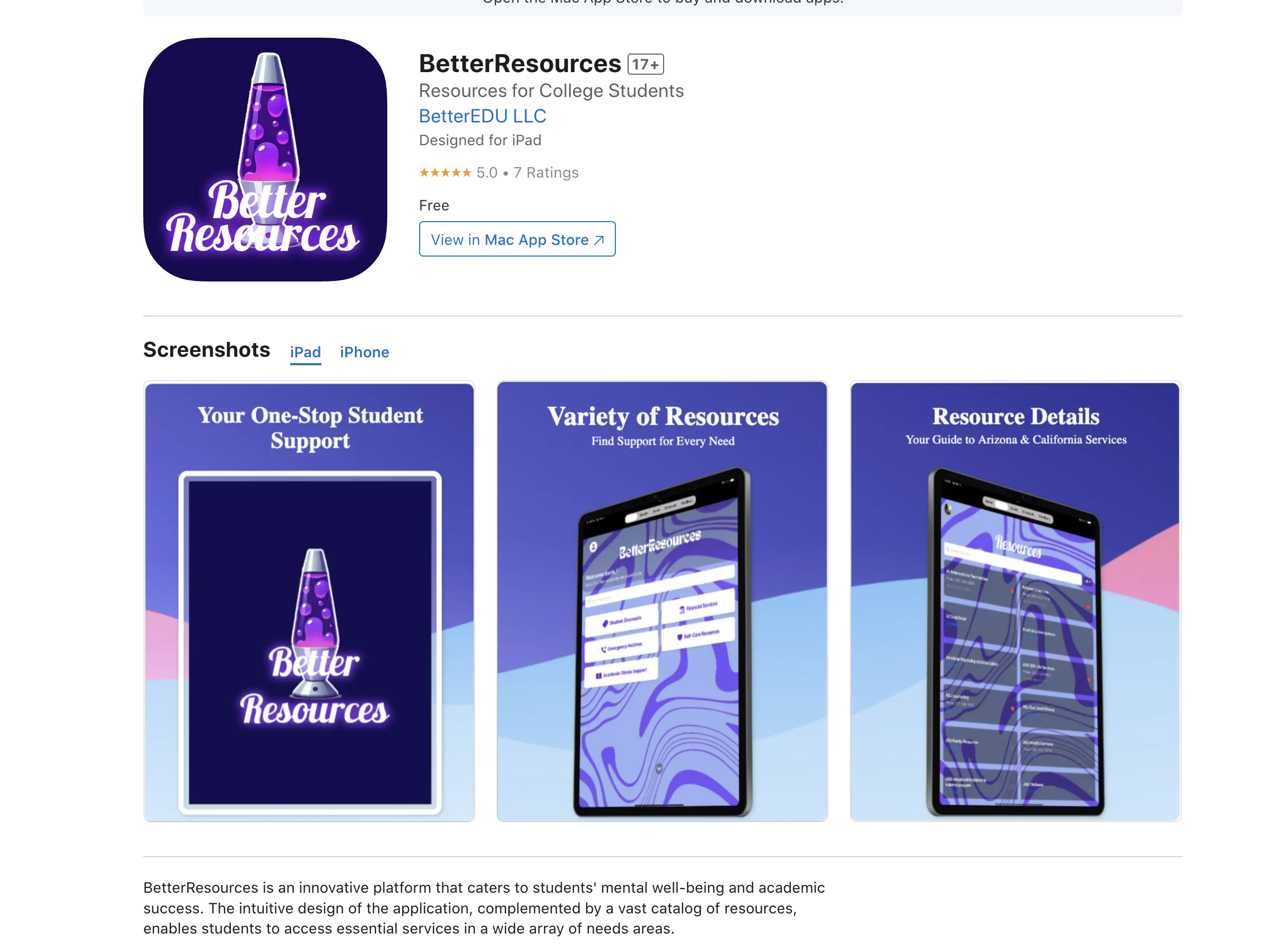 Média Better Resources - Application de ressources pour les étudiants universitaires 5
