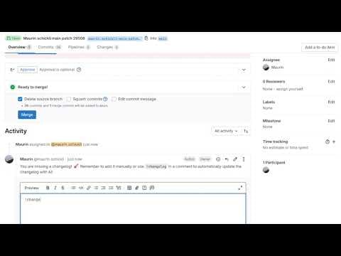 Gitlab AI Changelog Bot gallery image